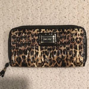 Nine West leopard print wallet